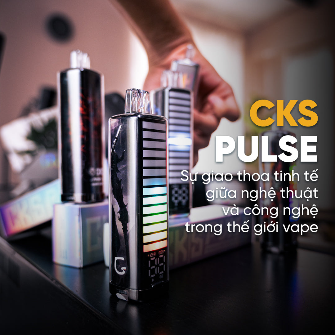 CKS Pulse: Sự giao thoa tinh tế giữa nghệ thuật và công nghệ trong thế giới vape
